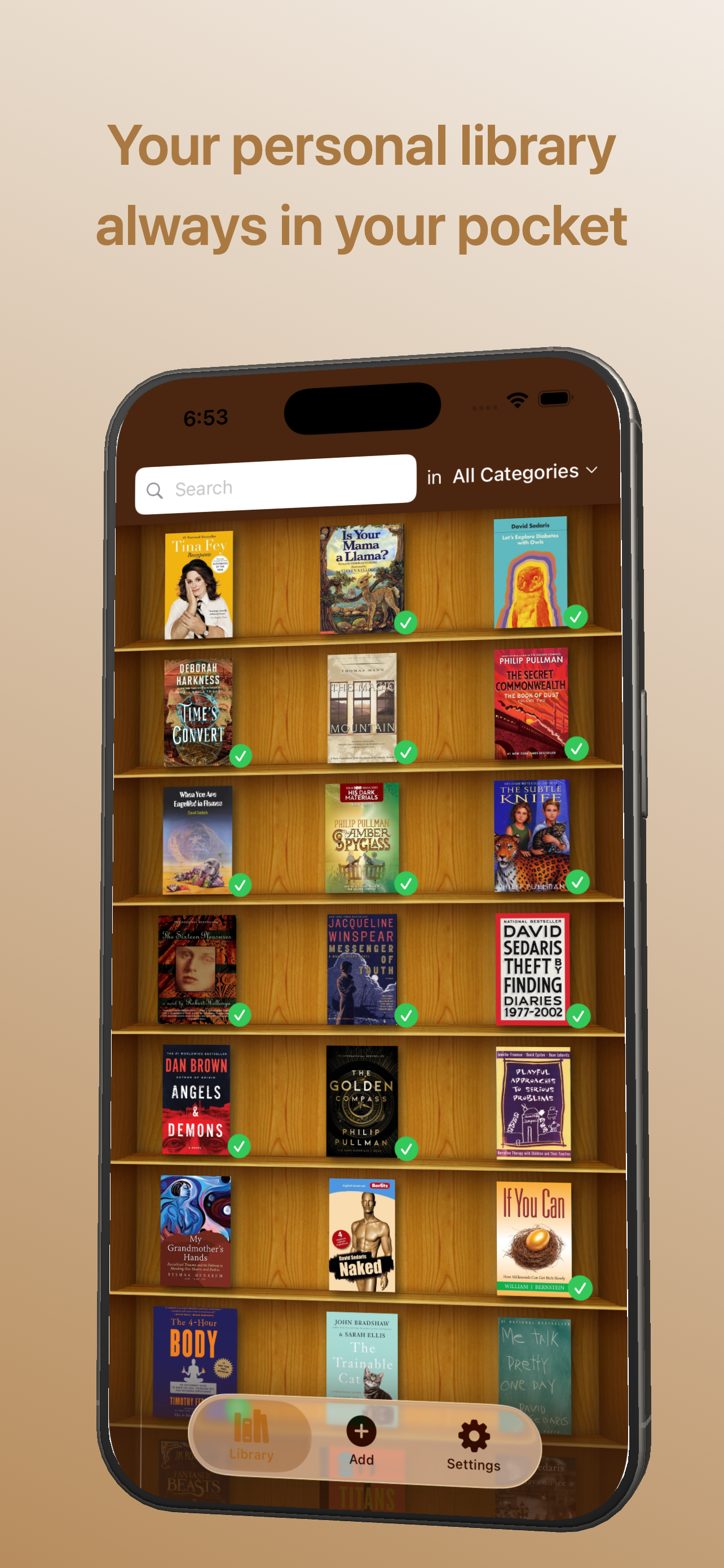 Library View - Browse your collection